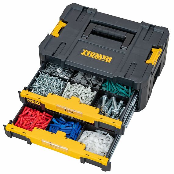 DeWalt DWST1-70706 kufrík TSTAK IV s dvoma zásuvkami
