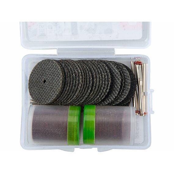 EXTOL CRAFT kotúčiky rezné súprava 100ks, 5* unášač 3,2mm, 903762