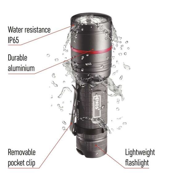 EMOS CREE LED kovová svítilna Ultibright 70, P3170, 340lm, 3xAAA
