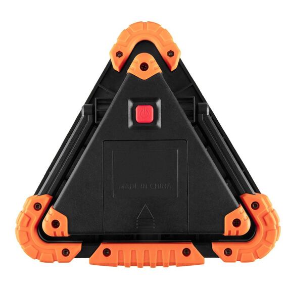 NEO reflektor LED aku trojúhelník, 800lm, červené výstražné světlo, 4*AA (nejsou součástí), 99-076