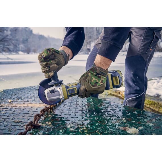 NAREX Camouflage CBU 125, aku úhlová bruska 20v, (1000W), 125mm, bez baterie, krabice