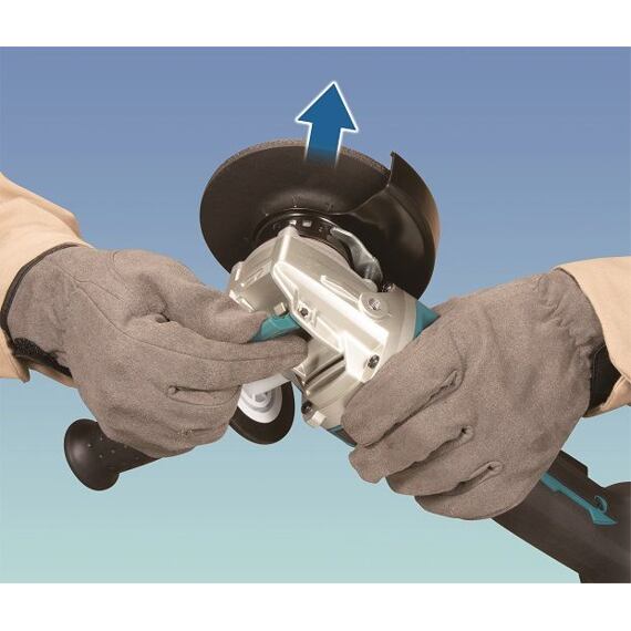 MAKITA DGA521ZX1 aku úhlová bruska 18V, 125mm, upínání systém X-LOCK, bezuhlíkový motor, XPT, AFT