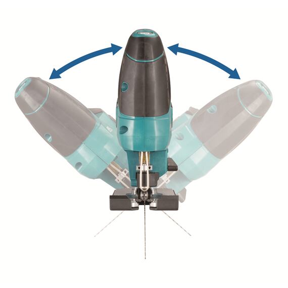 MAKITA DJV184Z aku bezuhlíková přímočará pila 18V LXT, 0-3000km./min., LED, bez baterie