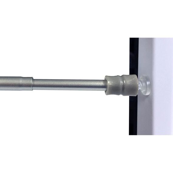 tyč vitrážová FLEX teleskopická 76-120cm, kov, stříbrná 704489