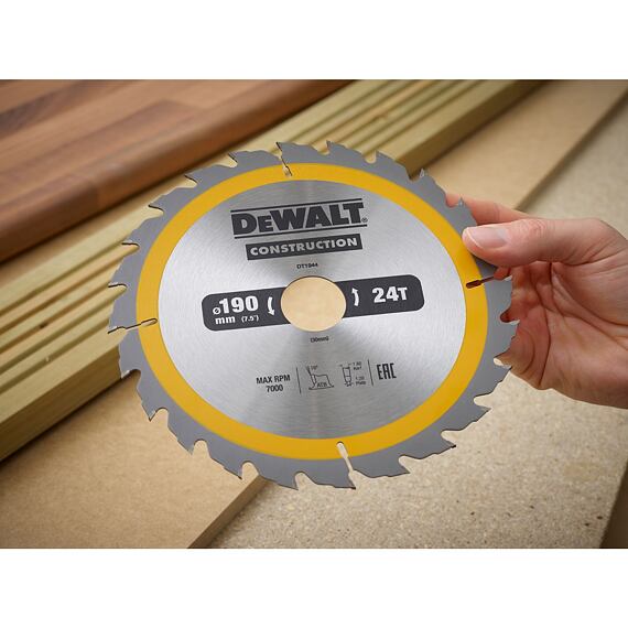 DeWalt DT1944 pílový kotúč 190*30mm, 24z