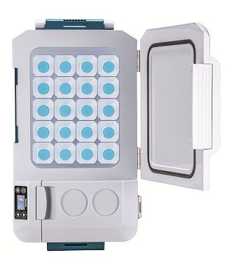MAKITA DCW180Z aku chladiaci a ohrievací box LXT 2*18V, chladenie -18°C, ohrev až 60°C, 20l bez baté