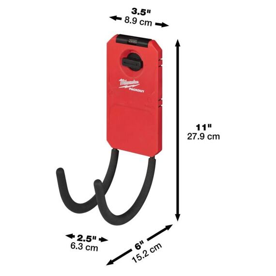MILWAUKEE 4932480701 PACKOUT zahnutý univerzálny háčik
