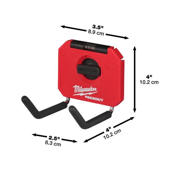 MILWAUKEE 4932480704 PACKOUT malý rovný univerzálny háčik
