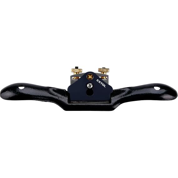 EXTOL PREMIUM hoblík - obojručný nôž LASTOVIČKA, dĺžka 240mm, ostrie 52mm, nastaviteľné ostrie, 9124