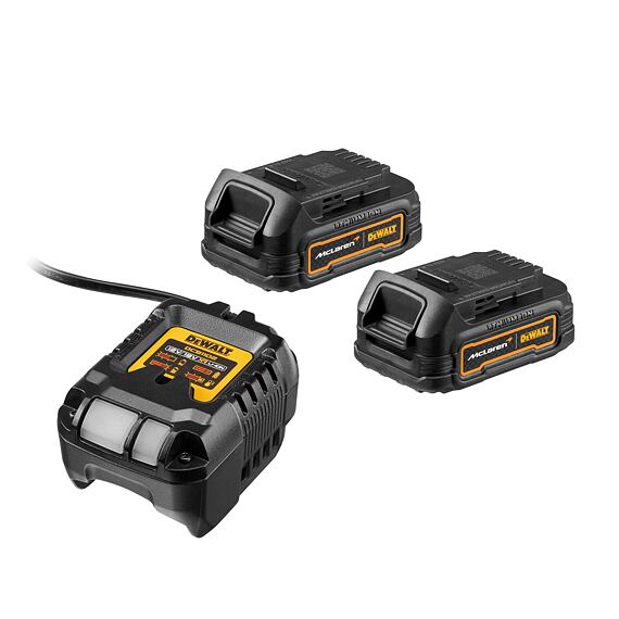 DeWalt DCF85ME2GT aku rázový uťahovák 18V/2*1,7Ah, 1/4", 26/170/206Nm, edícia McLaren F1