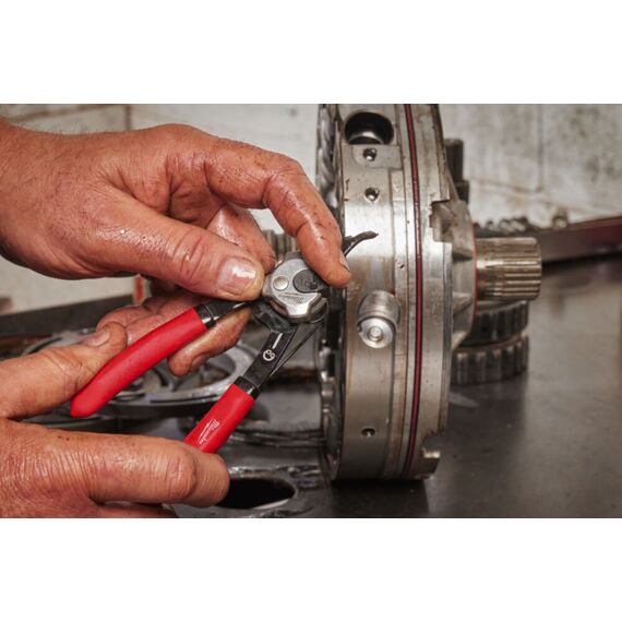 MILWAUKEE 4932492488 kliešte seger 0,9mm/45°, prepínacie hriadeľ/diera, zahnuté
