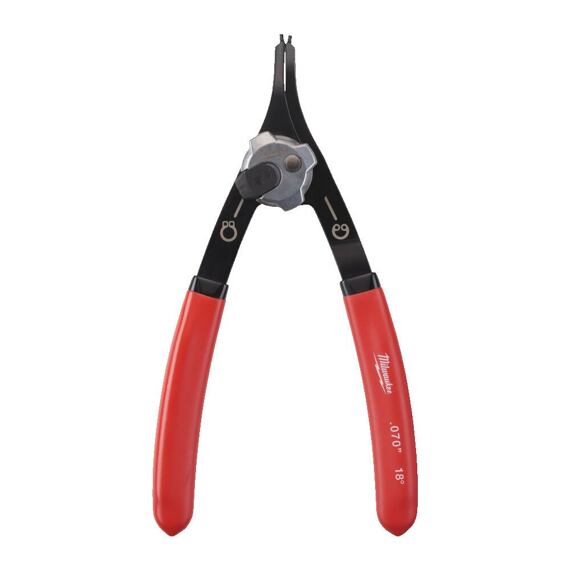 MILWAUKEE 4932492493 kleště seger 1,8mm/18°, přepínací hřídel/díra, rovné