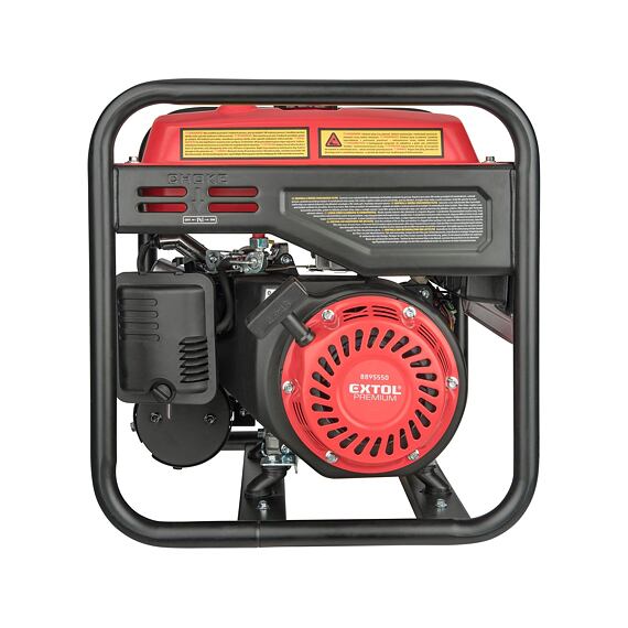 EXTOL Premium elektrocentrála invertorová 2*230V, výkon 3,5kW/3,2kW, 12V cigaretová zdířka, 8895550