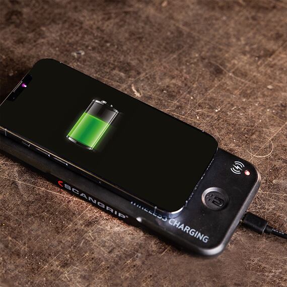 SCANGRIP MAG PRO WIRELESS + CHARGING PAD, aku svítilna s bezdrátovou nabíječkou, 49.2023 WIRELESS