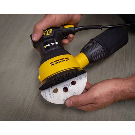 PROTECO excentrická brúska 125mm, 350W, 8000 – 12000 ot./min., 51.01-EB-125