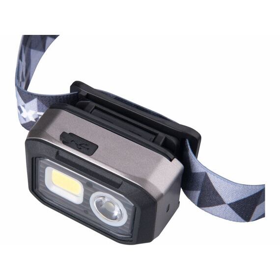 EXTOL Light čelovka LED, 500lm, 3,7V/1,Ah nebo AAA dual power, IR čidlo 43185