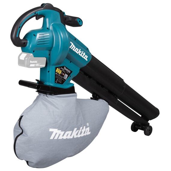 MAKITA DUB187Z aku ofukovač/vysavač 18V Li-Ion, dlouhá tryska s kolečky, bez baterie