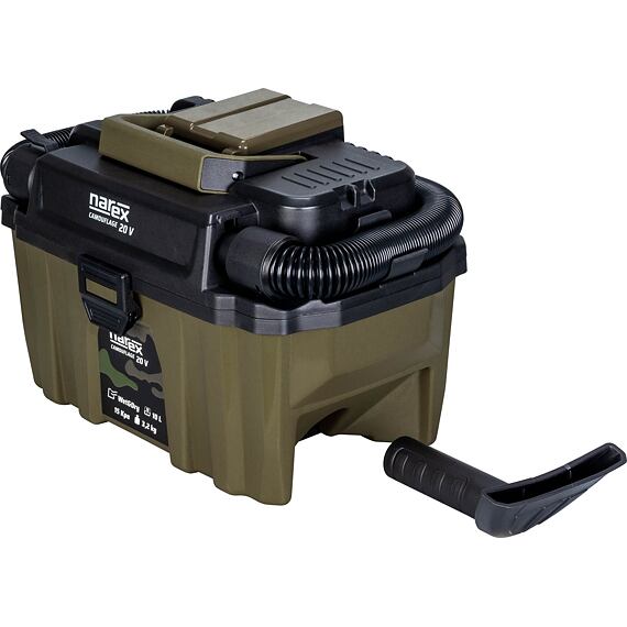 NAREX Camouflage CVP 10-2 Basic aku vysávač 20V, objom 10l, mokré vysávanie, príslušenstvo, bez baté