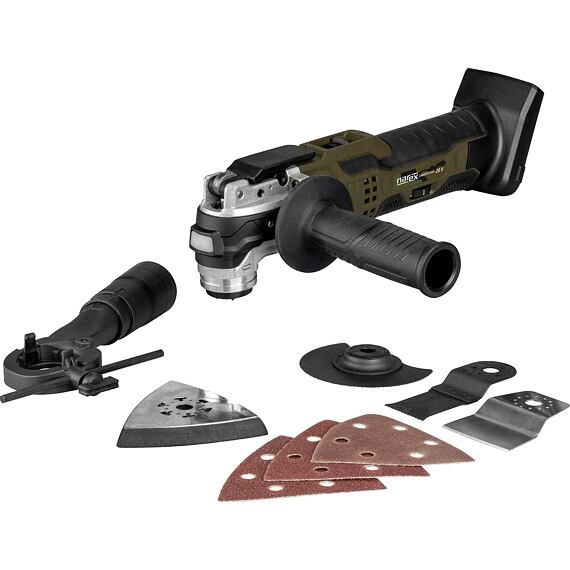 NAREX Camouflage CPM 3E Basic Box oscilačná multibrúska 20V, 5000-19000 ot./min., bez batérie