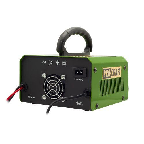 PROCRAFT PZ22M nabíječka autobaterií 12/24V, 20/15A, akumulátor 10-400Ah/10-270Ah