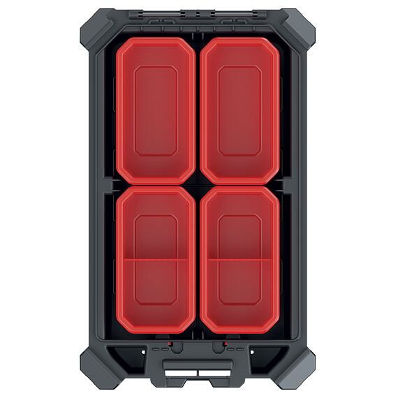 KISTENBERG organizér MSX 228*368*77mm, čierny, vyberateľné boxy