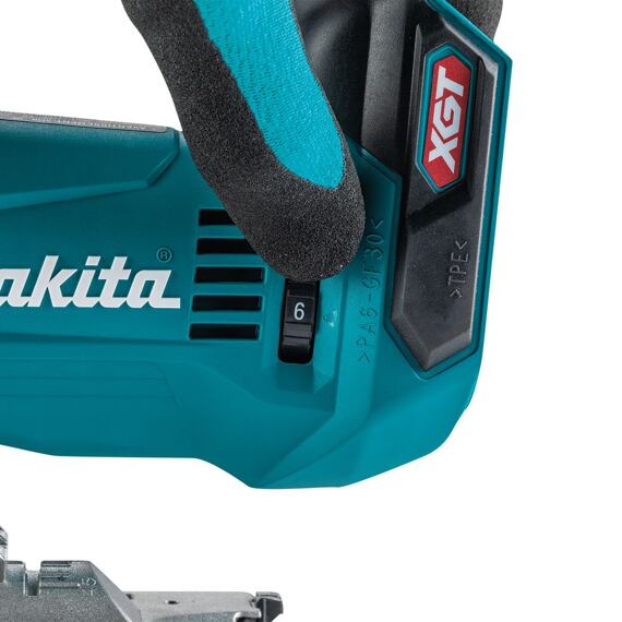 MAKITA JV002GZ aku bezuhlíková přímočará pila 40V XGT (700W), 0-3500 ot./min., bez baterie