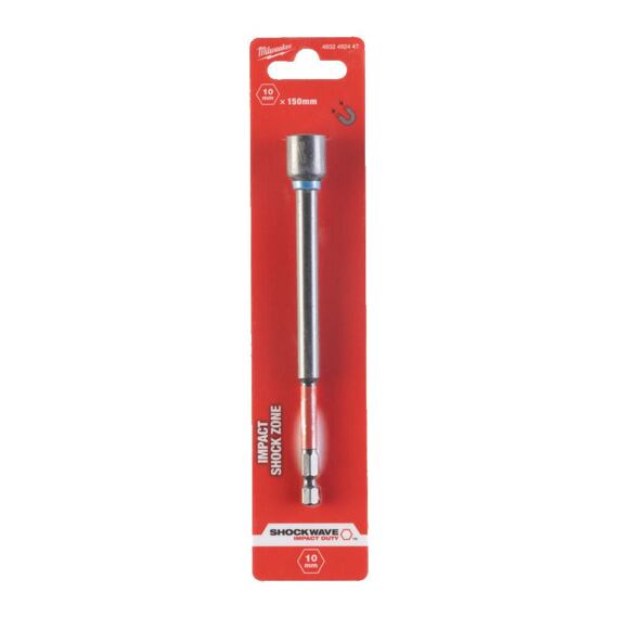 MILWAUKEE 4932492447 magnetická hlavice 10*150mm SHOCKWAVE IMPAC DUTY, pro ráz. utahováky