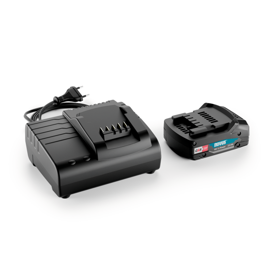 Nabíječka a výkonná 18V Li-ion baterie Cordless Alliance System, kompatibilní se všemi profesionálními dobíjecími bateriovými produkty od ostatních partnerů CAS.