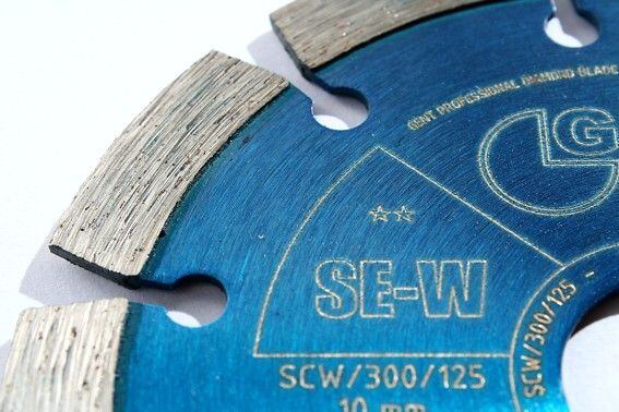 GENT diamantový kotouč 150mm, SCW/300/150/22,2, SE-W 150mm, cihly, lehčí beton, nevyzrálý beton