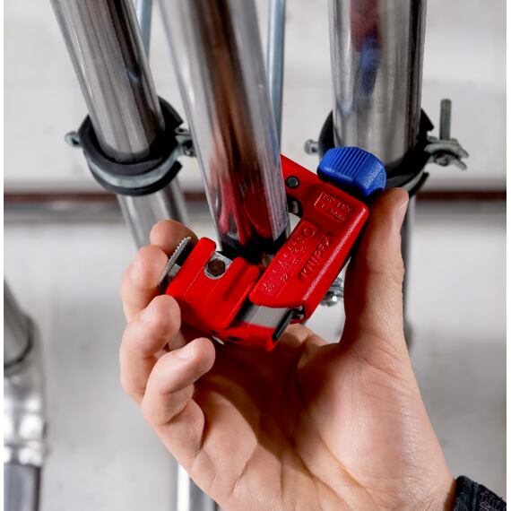 KNIPEX řezač trubek TubiX S, 3-30mm, pro měď, mosaz, nerez, 903101