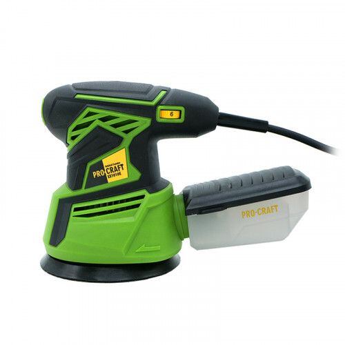 PROCRAFT EX1010E excentrická bruska 125mm, 350W, 6000 - 13000 kmitů/min., hmotnost 1,67kg