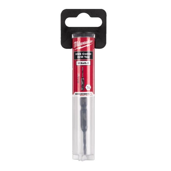 MILWAUKEE 4932498261 závitník strojní kombinovaný 3v1, M3*52mm, upnutí 6-hran 1/4"