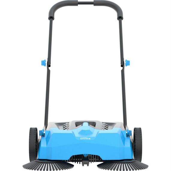 GÜDE GKM 650 zametací stroj šířka 650mm, boční kartáče + centrální kartáč, nádoba22l, 16804