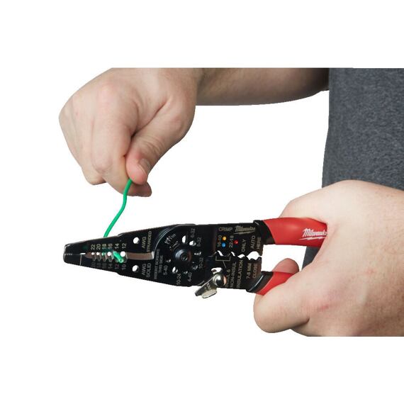 MILWAUKEE 4932493816 odizolovávací kleště s krimpovačem, víceúčelové