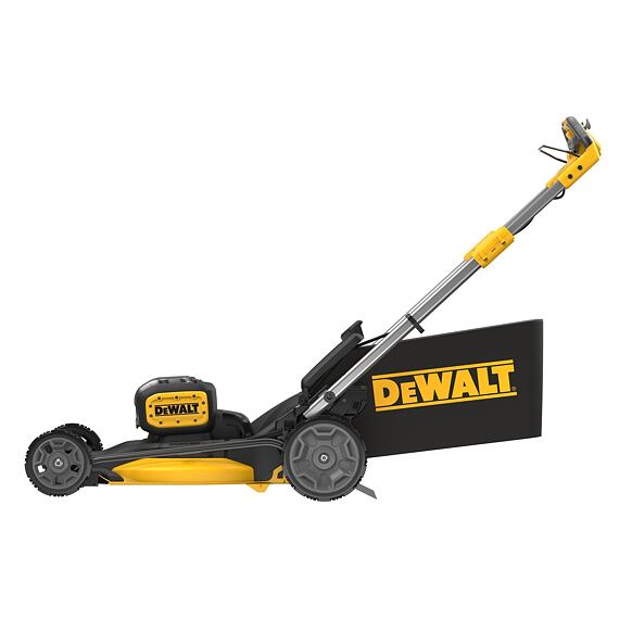 DeWalt DCMWSP156W2 aku bezuhlíková pojezdová sekačka 18V/2*8Ah, 53cm, výška střihu 25-102mm
