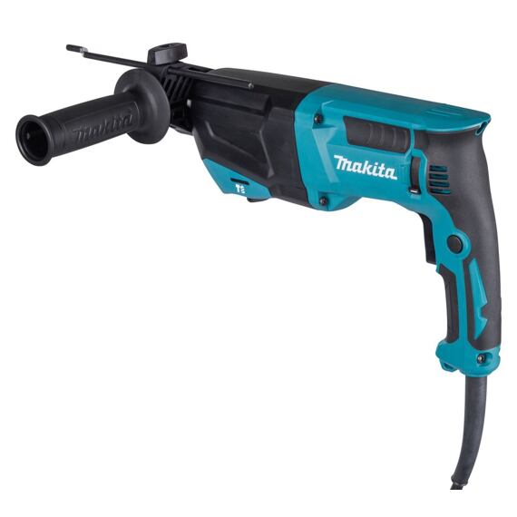 MAKITA HR2670X3 kombinované kladivo SDS+, 800W, 3,0J, prokluzová spojka, kufr, sada vrtáků B-55784
