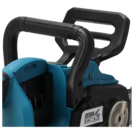 DEDRA aku řetězová bezuhlíková pila 40cm, 2*18V bez baterie, SAS+ALL DED7195V
