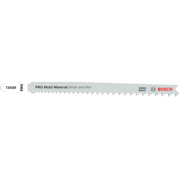 BOSCH 2608634994 pílky do priamočiarej píly T345XF 132mm, multimateriál, drevo s klincami, plasty, k