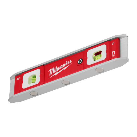 MILWAUKEE 4932498742 vodováha TORPEDO LED podsvícení v HI-VIS provedení, zesílené magnety