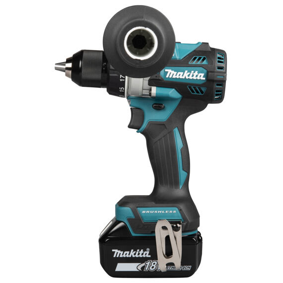 MAKITA DDF492RTJ aku bezuhlíková vrtačka LXT 18V/2*5Ah, 130Nm, 0-550/2100 ot./min., MAKPAC