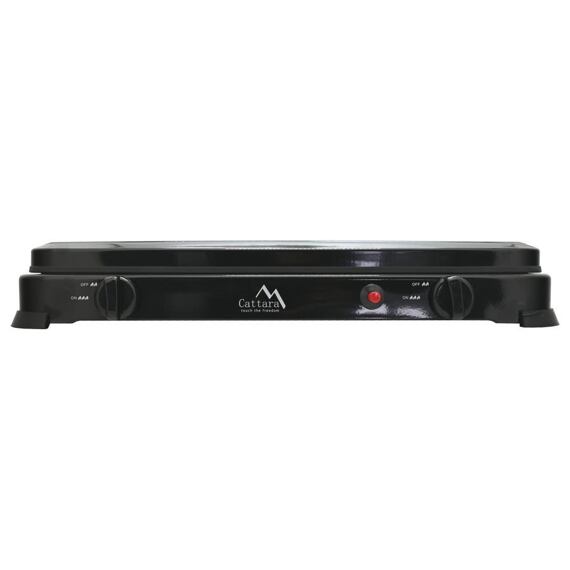 CATTARA plynový vařič Traveler FAMILY DUO, piezo, spotřeba 320g/hod., 13596