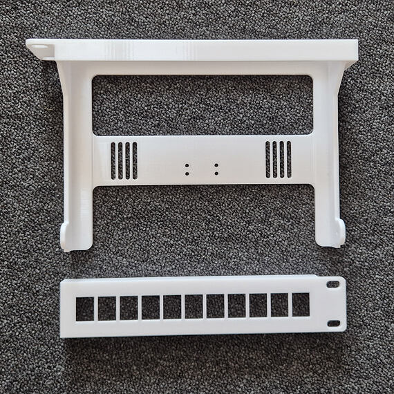 3D Tisk rackmount pro Fortinet Fortigate 60D/60E/60F, 61E/61F, díry pro keystone