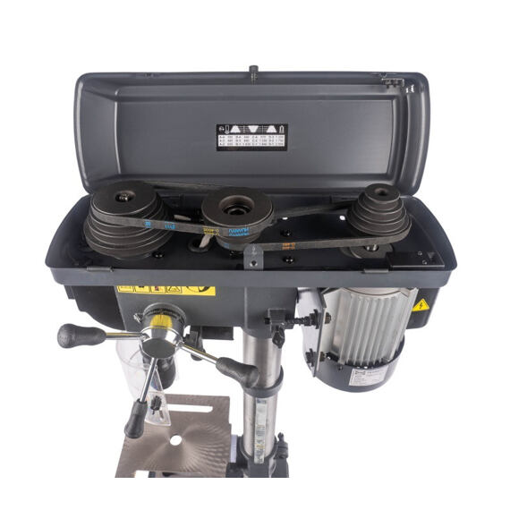 PROMA PTB-16 MAX/400V stojanová vrtačka 450W, osvětlení, křížový laser