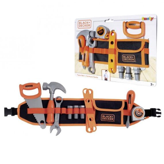 SMOBY opasek s nářadím 14ks, BLACK+DECKER, SM360917