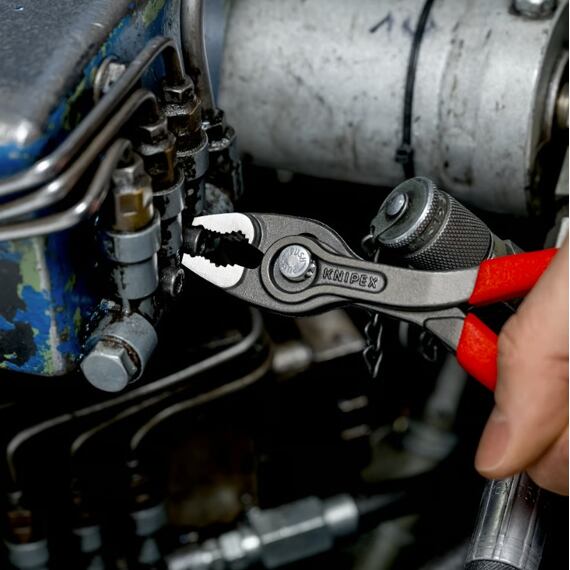 KNIPEX kleště s posuvným kloubem TwinGrip 150mm, čelní a boční úchop, 8201150