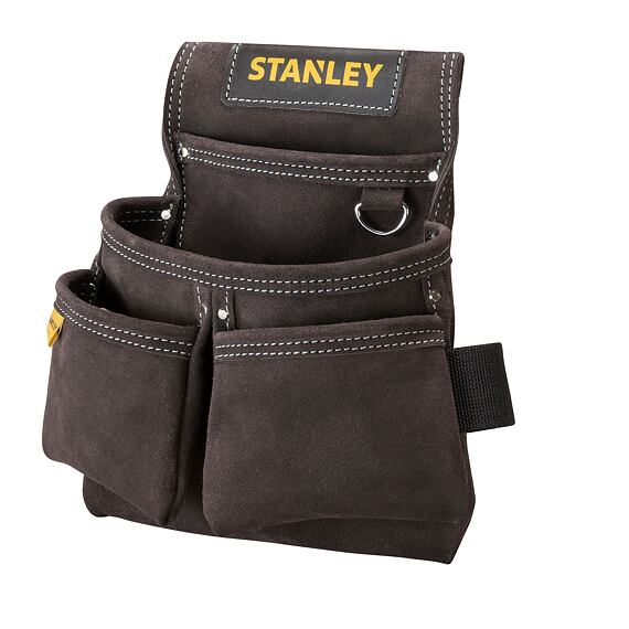 STANLEY STST1-80116 kožené opaskové pouzdro na nářadí a hřebíky