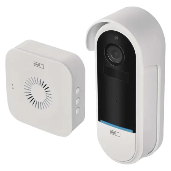 EMOS GoSmart Domovní bezdrátový bateriový videozvonek IP-15S s WiFi, H4032