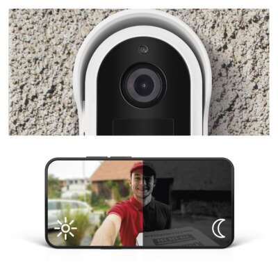 EMOS GoSmart Domovní bezdrátový bateriový videozvonek IP-15S s WiFi, H4032
