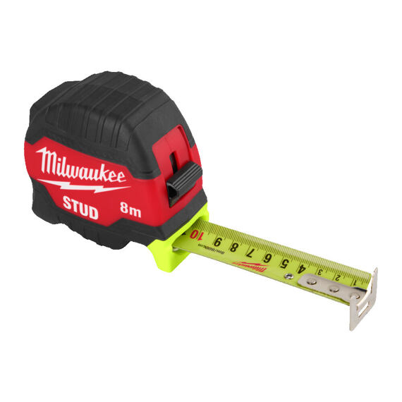 MILWAUKEE 4932498765 svinovací 8m, 8/33 STUD GEN 3, vysoce odolný, nylonová ochrana