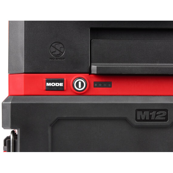 MILWAUKEE M12 POAL-0 aku lampa 12V, 1400lm, 3 režimy, PACKOUT, bez baterie